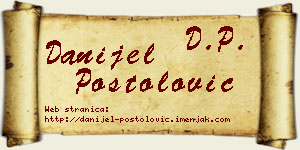 Danijel Postolović vizit kartica